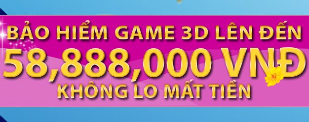 SHBET khuyến mại – Bảo hiểm Game 3D lên tới 58,888,000 Vnđ